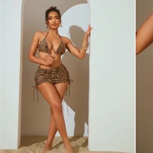 Fashion Nova Wild Leopard Bikini Set